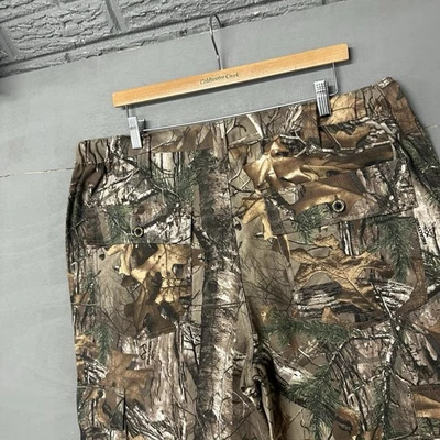 Realtree Hunting Cargo Pants Camo Side Elastic Waistband L S5444-7-C11 NWOT - Image 1 of 4