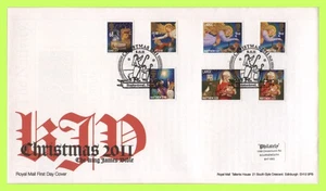 G.B. 2011 Christmas set on Royal Mail First Day Cover, Shepherdswell - Picture 1 of 1