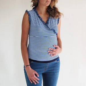 T-SHIRT D'ALLAITEMENT BORSTVOEDING TOP T36/38/40/42 - Picture 1 of 2