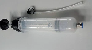 200ml Oil Brake Gearbox Diff Oil Fluid Extraction Insertion Syringe 200cc - Picture 1 of 2