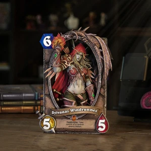 Heroes of Warcraft Sylvanas Windrunner décimo aniversario arte marco de fotos estatua - Imagen 1 de 5