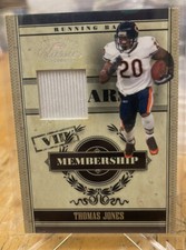 Thomas Jones 2006 Classics VIP Membership Jersey /250 Bears Cardinals NY Jets