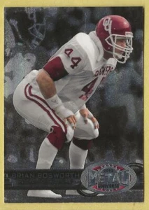 2012 Fleer Retro Ultra Brian Bosworth Metal Oklahoma Sooners M-37 - Picture 1 of 2
