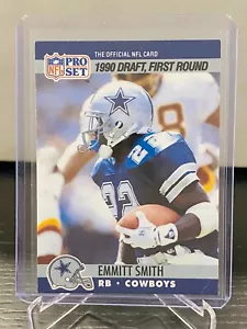 1990 Pro Set Emmitt Smith #685 Rookie Football Card RC Dallas Cowboys HOF - Picture 1 of 2