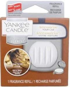 YANKEE CANDLE LEATHER CHARMING SCENTS FRAGRANCE REFILL - Picture 1 of 1