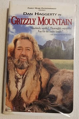 Grizzly Mountain VHS Movie - Starring Dan Haggerty, Kim Morgan Greene - TESTED - Image 1 of 4