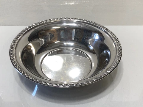 Vintage Preisner Sterling Silver Small Nut Bowl Candy Dish Cover