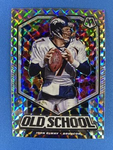 John Elway 2020 Panini Mosaic #OS2 Old School Prizm Denver Broncos - Picture 1 of 2