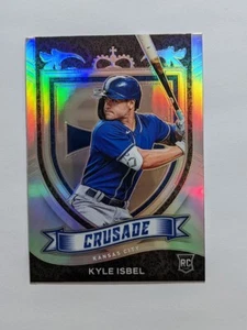 2021 Panini Chronicles Crusade Kyle Isbel Silver Prizm RC #24 - Picture 1 of 2