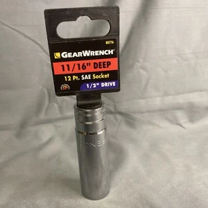 GEARWRENCH 80776 1/2" Antrieb 12 Punkt tief SAE Steckschlüssel 11/16" - Bild 1 von 2