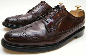 MENS FLORSHEIM 97626 SHELL CORDOVAN LONGWING TIP OXFORD DRESS SHOES 11.5~1/2 A - Picture 1 of 10
