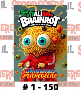 SKIFIDOL ITALIAN BRAINROT SERIE ALPHA UNIVERSO PSICHEDELICO CARDS # 1 - 150 - Foto 1 di 104