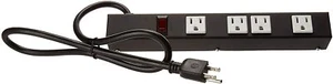 Opentron Metall Steckdosenleiste Überspannungsschutz 1 Fuß 4 Steckdose 3 Fuß Netzkabel - Bild 1 von 9