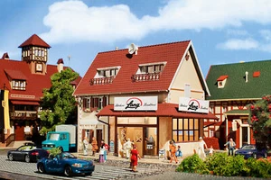 Vollmer 43633 - H0 Bäckerei Lang mit Inneneinrichtung und Beleuchtung - Bild 1 von 1