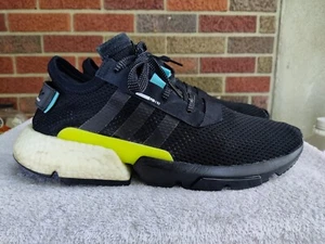 Men's sz 13 Adidas Originals Pod-S 3.1 Black Boost Athletic Trainer Shoes - NICE - Picture 1 of 10