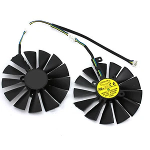 12V 0.25Amp Card Cooling Fan Cooler T129215SM for ASUS Mining GPU P104-100 4G - Afbeelding 1 van 7