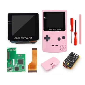 Touch Pre-Laminated OLED Screen Kit+Pre-cut Case W/Rechargeable Battery For GBC - Picture 1 of 71