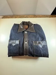 Guess Vintage Shirt, Size Large , Blue Denim - Picture 1 of 5