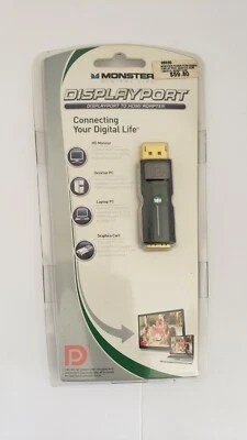 Monster Digital Life DisplayPort to HDMI Adapter - New in Package - Image 1 of 2