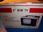 NEW Action 5" B/W TV Portable Television  ACN 3505 Original Box DR