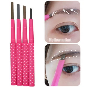 Women Lady Waterproof Rotating Eyebrow Pencil Liner Eye Brow Makeup Beauty Tools - Picture 1 of 10