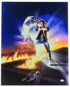 Michael J Fox signiert/Auto 16x20 ""Zurück in die Zukunft"" Foto PSA/DNA 164839 - Bild 1 von 3