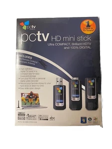 PCTV HD Mini Stick USB 100% Digital HDTV, Remote Antenna Pre Owned - Picture 1 of 10