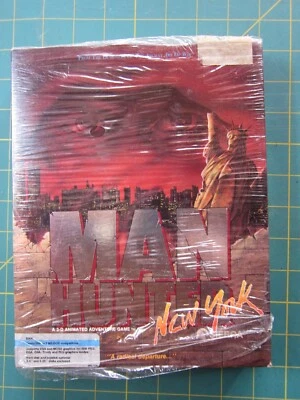 MAN HUNTER: NEW YORK Big Box Sierra IBM/DOS/PC, 3.5 & 5.25 - Image 1 of 4
