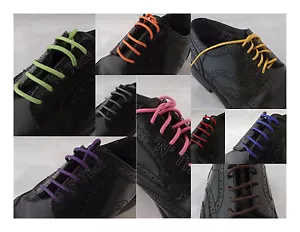 30% OFF 2° PAIO -- Lacci per scarpe cerati tondi colorati stringhe per abiti da lavoro cotone - Foto 1 di 12