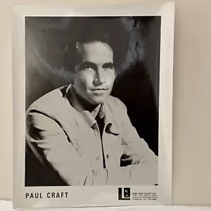 Foto promocional original vintage de Paul Craft en blanco y negro 8x10 - Imagen 1 de 7