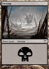 SWAMP #298 Champions of Kamigawa MTG Magic the Gathering Cards DJMagic