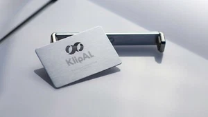 KlipAL Silver Handmade Universal Phone Holder Ring Desk Stand Detachable Tripod - Picture 1 of 12