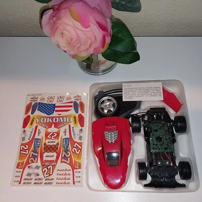 NIB Yokomo RC Scale Model Small Mini Race Red Car 27 USRCA - Image 1 of 4