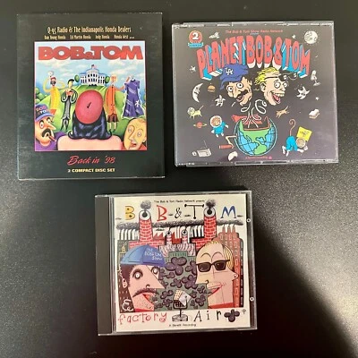 Bob & Tom: Back in '98, Plant Bob & Tom, Bob & Tom: Factory Air (3 CD Lot) - Imagem 1 de 4