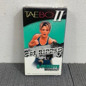 TaeBo II Get Ripped 8 minute Workout Billy Blanks VHS 2000 New Sealed - Picture 1 of 11