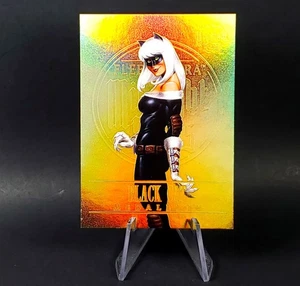 Black Cat SP 2023 Marvel Midnight Sons Gold Medallion /200 Fleer Ultra - Bild 1 von 16