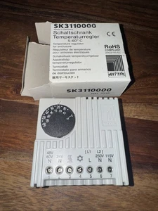 Rittal SK3110000 Thermostat Regulator Made in Germany RAL 7035 NEW, LO1 - Picture 1 of 4