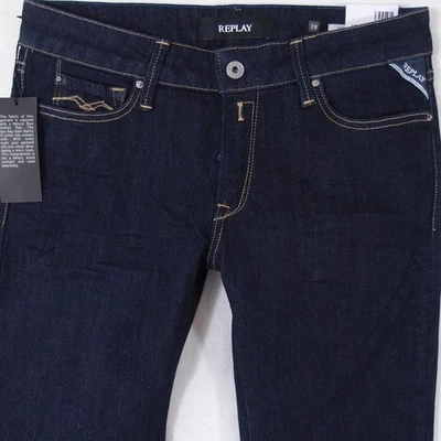 NUEVO Pantalones de mezclilla para mujer Replay WH689 NUEVOS LUZ elásticos ajustados azules W28 L30 talla 8 nuevos con etiquetas Foto 1 de 4