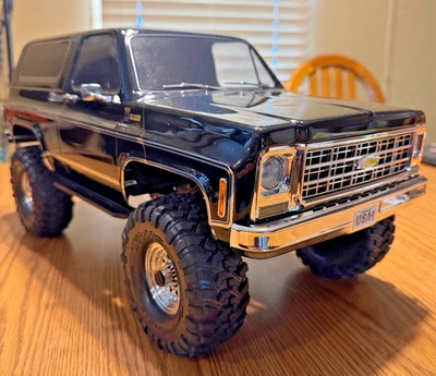 Traxxas 82276-4 TRX-4 K5 Blazer 1/10 4X4 Trail Truck  Black . W/Trx4 Controller - Image 1 of 4