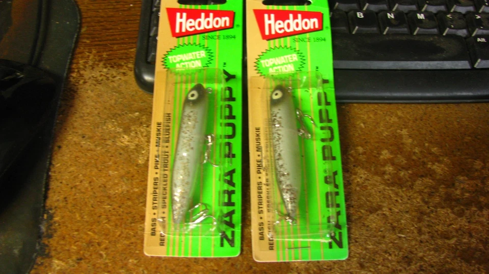 Heddon X9225ss Zara Puppy Topwater Bait 3" 1/4 Oz Flitter Shad