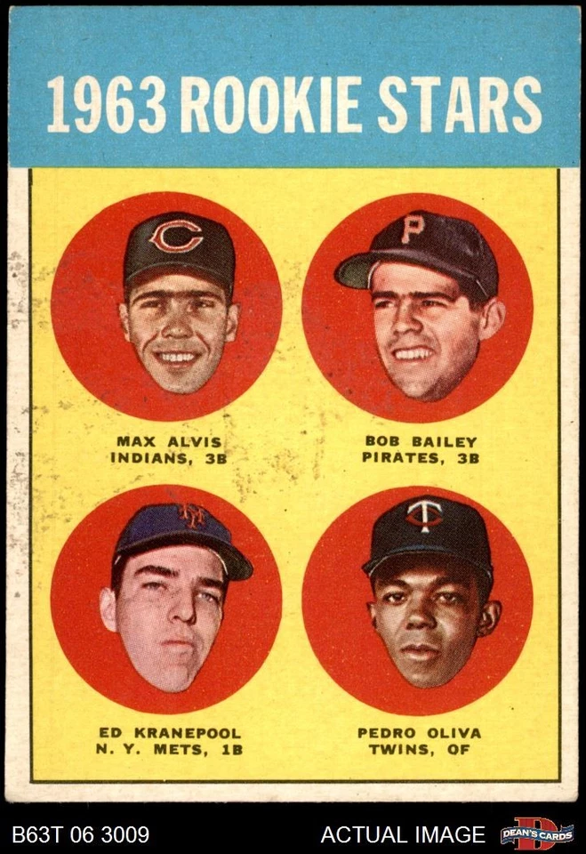 1963 Topps #228 Tony Oliva Rookie Stars 4.5 - VG/EX+ - Image 1 of 1