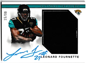 2017 Panini National Treasures Patch Auto RPA /99 Leonard Fournette Jaguars - Picture 1 of 1