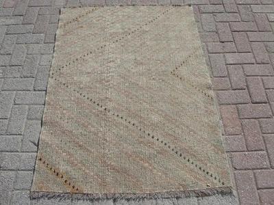 3x5 Small Handmade Kilim Area Rugs - Rug for Living room - Image 1 of 4