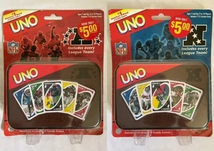 Juego de Cartas UNO NFL Fútbol NFC y AFC Lata Edición Especial 2006 NUEVO NOS - Imagen 1 de 9
