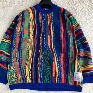COOGI sweater 3D knit 100% Wool Size S Multicolor The Millennium Collection - Picture 1 of 13