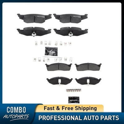 Front Rear Ceramic Brake Pad for 1995-2005 Dodge Neon 1995-2001 Plymouth Neon - Image 1 of 4