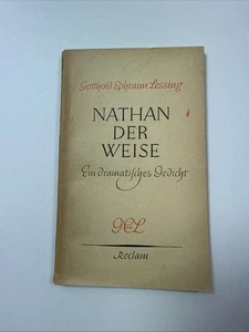 Nathan der Weise Reclam German Edition Paperback 1951 Gotthold Ephraim Lessing - Bild 1 von 8