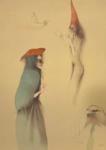 SUMMER BLOWOUT SALE! BRUNO BRUNI LITHOGRAPH ON PAPER HAND SIGNED & NUMBERED - Picture 1 of 1