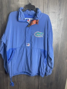 Vintage Russell Athletic Florida Gators Full Zip Windbreaker Rain Jacket Adult M - Picture 1 of 17