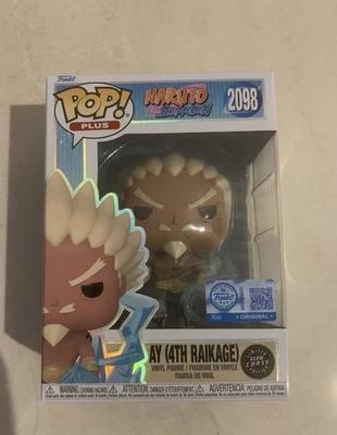 NARUTO - AY 4TH RAIKAGE (CHASE) GLOW FUNKO POP VINYL FIGURE *NEW* RARE! +PROTEC - Изображение 1 из 4